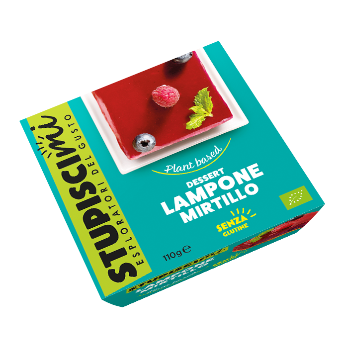 TORTINO BIO VEGAN LAMPONE E MIRTILLO