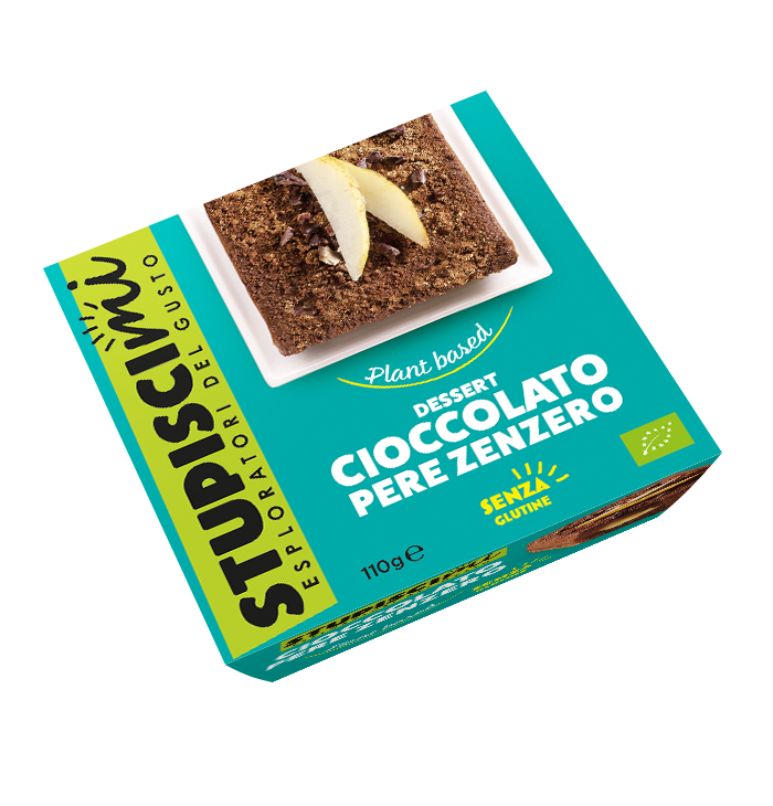TORTINO BIO VEGAN CIOCCOLATO PERE E ZENZERO